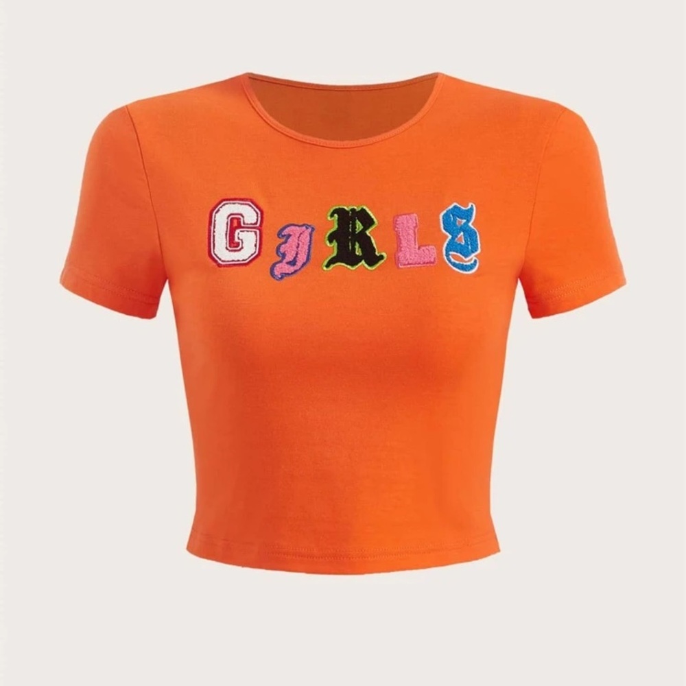 Orange Graphic Tee